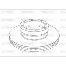NSA1005.20 WOKING Тормозной диск