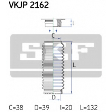 VKJP 2162 SKF Комплект пылника, рулевое управление