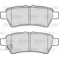 598730 VALEO Комплект тормозных колодок, дисковый тормоз