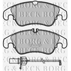 BBP2045 BORG & BECK Комплект тормозных колодок, дисковый тормоз
