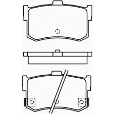 T0369 PAGID Комплект тормозных колодок, дисковый тормоз