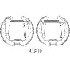 8DB 355 005-201 HELLA PAGID Комплект тормозных колодок