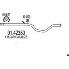01.42380 MTS Труба выхлопного газа