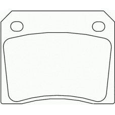 MGB521 MINTEX Комплект тормозных колодок, дисковый тормоз