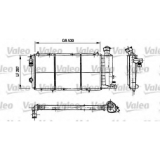 730896 VALEO Радиатор, охлаждение двигателя