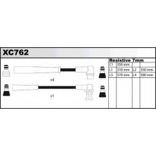 XC762 QUINTON HAZELL Комплект проводов зажигания