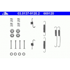 03.0137-9120.2 ATE Комплектующие, тормозная колодка