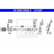 24.5263-0595.3 ATE Тормозной шланг