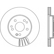 BDA1295.20 OPEN PARTS Тормозной диск