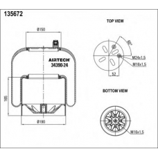 34390-24 K Airtech Кожух пневматической рессоры