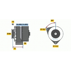 0 120 469 589 BOSCH Генератор