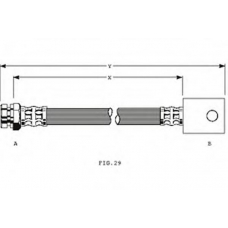 PHA191 TRW Тормозной шланг