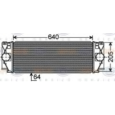 8ML 376 777-381 HELLA Интеркулер