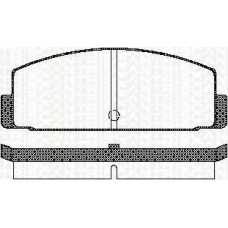 8110 42908 TRISCAN Комплект тормозных колодок, дисковый тормоз