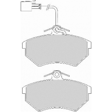 FD6592A NECTO Комплект тормозных колодок, дисковый тормоз