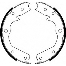 BS1159 QUINTON HAZELL Комплект тормозных колодок, стояночная тормозная с