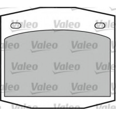 551625 VALEO Комплект тормозных колодок, дисковый тормоз