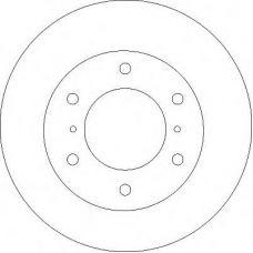 DF4159 TRW Тормозной диск