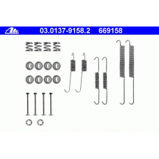03.0137-9158.2 ATE Комплектующие, тормозная колодка