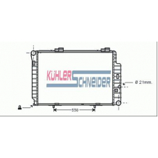 0319701 KUHLER SCHNEIDER Радиатор, охлаждение двигател