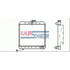 2700101 KUHLER SCHNEIDER Радиатор, охлаждение двигател