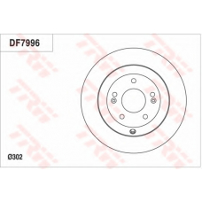 DF7996 TRW Тормозной диск