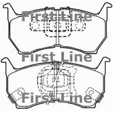 FBP1235 FIRST LINE Комплект тормозных колодок, дисковый тормоз