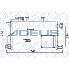 717M44A JDEUS Конденсатор, кондиционер