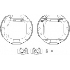 R0175 PAGID Комплект тормозных колодок