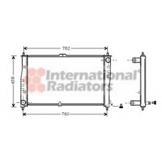 83002018 VAN WEZEL Радиатор, охлаждение двигателя