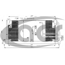 300089 ACR Конденсатор, кондиционер