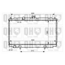 QER2446 QUINTON HAZELL Радиатор, охлаждение двигателя