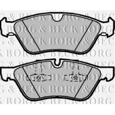 BBP2033 BORG & BECK Комплект тормозных колодок, дисковый тормоз