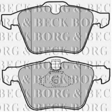 BBP2022 BORG & BECK Комплект тормозных колодок, дисковый тормоз