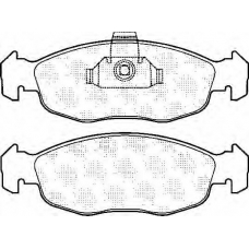 BP871 QUINTON HAZELL Комплект тормозных колодок, дисковый тормоз
