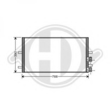 8145500 DIEDERICHS Конденсатор, кондиционер