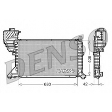 DRM17011 DENSO Радиатор, охлаждение двигателя