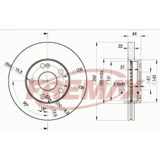 BD-2233 FREMAX Тормозной диск