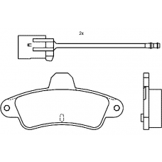 21586 157  1 4 T456 TEXTAR Колодки тормозные