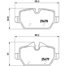 8DB 355 020-111 HELLA Комплект тормозных колодок, дисковый тормоз