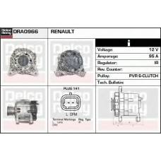 DRA0966 DELCO REMY Генератор