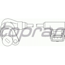 501 296 TOPRAN Датчик частоты вращения, управление двигателем