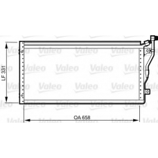 814292 VALEO Конденсатор, кондиционер