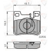 ADB01067 COMLINE Комплект тормозных колодок, дисковый тормоз