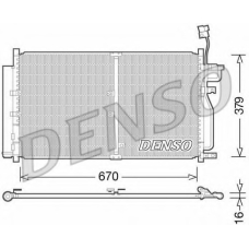 DCN15003 DENSO Конденсатор, кондиционер