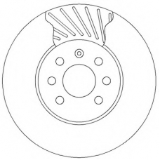 562315BC BENDIX Тормозной диск