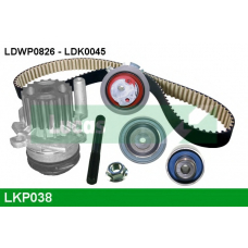 LKP038 TRW Водяной насос + комплект зубчатого ремня