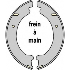 M745 MGA Комплект тормозных колодок, стояночная тормозная с
