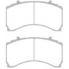 JCA 1479.00 REMSA Комплект тормозных колодок, дисковый тормоз