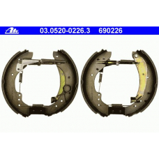 03.0520-0226.3 ATE Комплект тормозных колодок